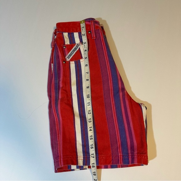 Vtg 90s Union bay striped jean shorts - Picture 9 of 10